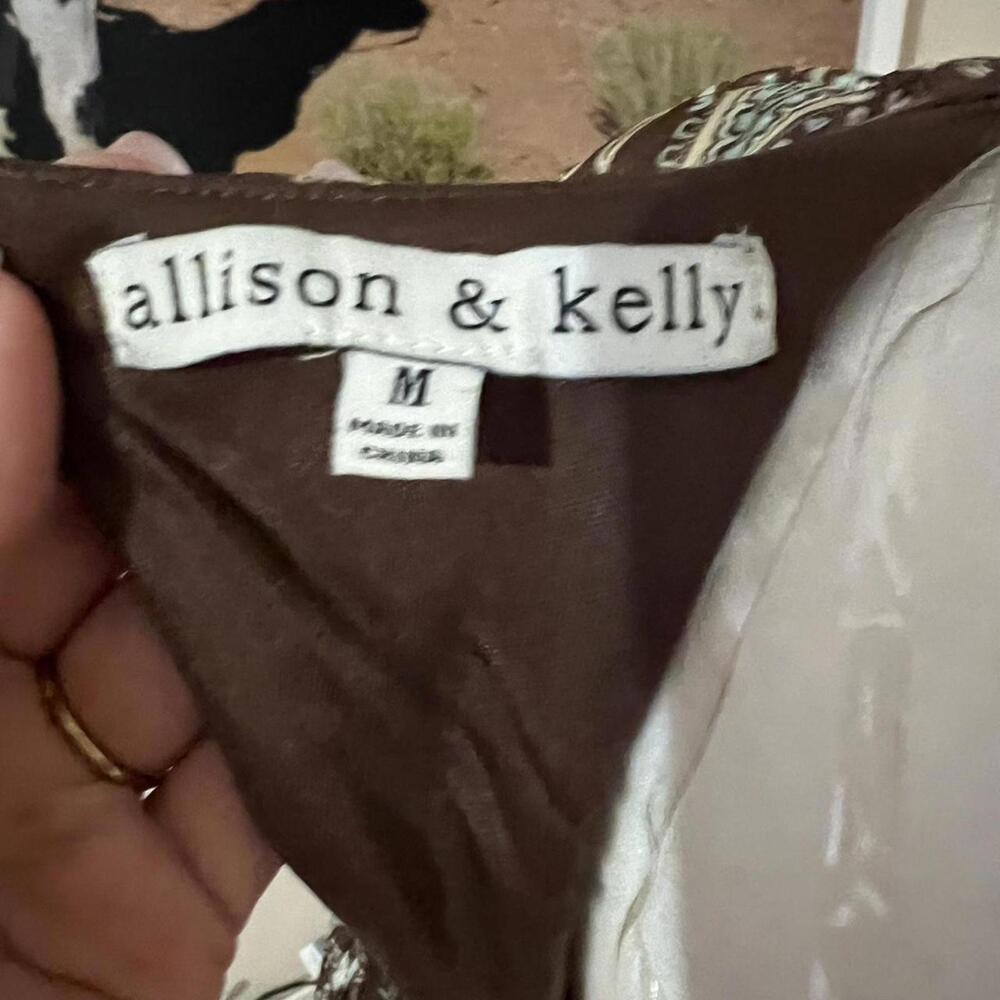 Allison & Kelly Women's Brown and Multi Dress - Picture 4 of 4